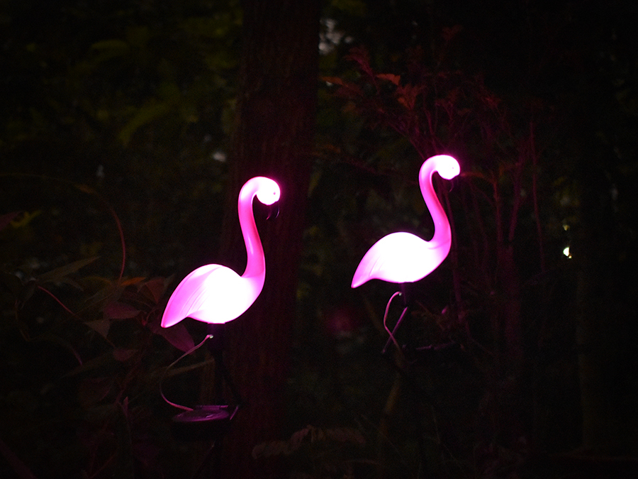Solar Flamingo Shaped Lawn Lamp
