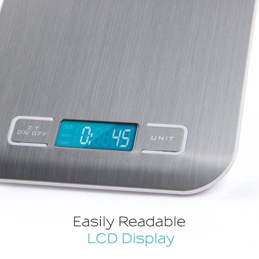 Multifunction Digital Kitchen Scale with LCD Display