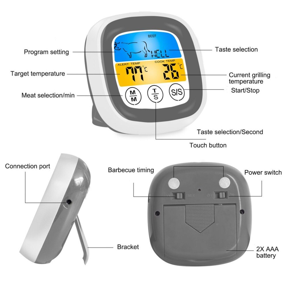 Wireless Kitchen BBQ Thermometer