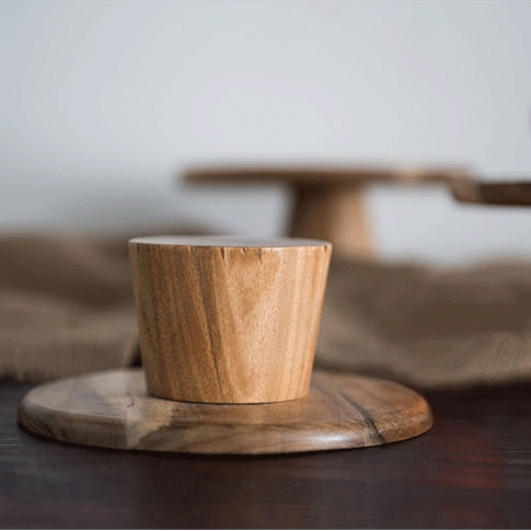 Japanese Style Wooden Fruit Plate