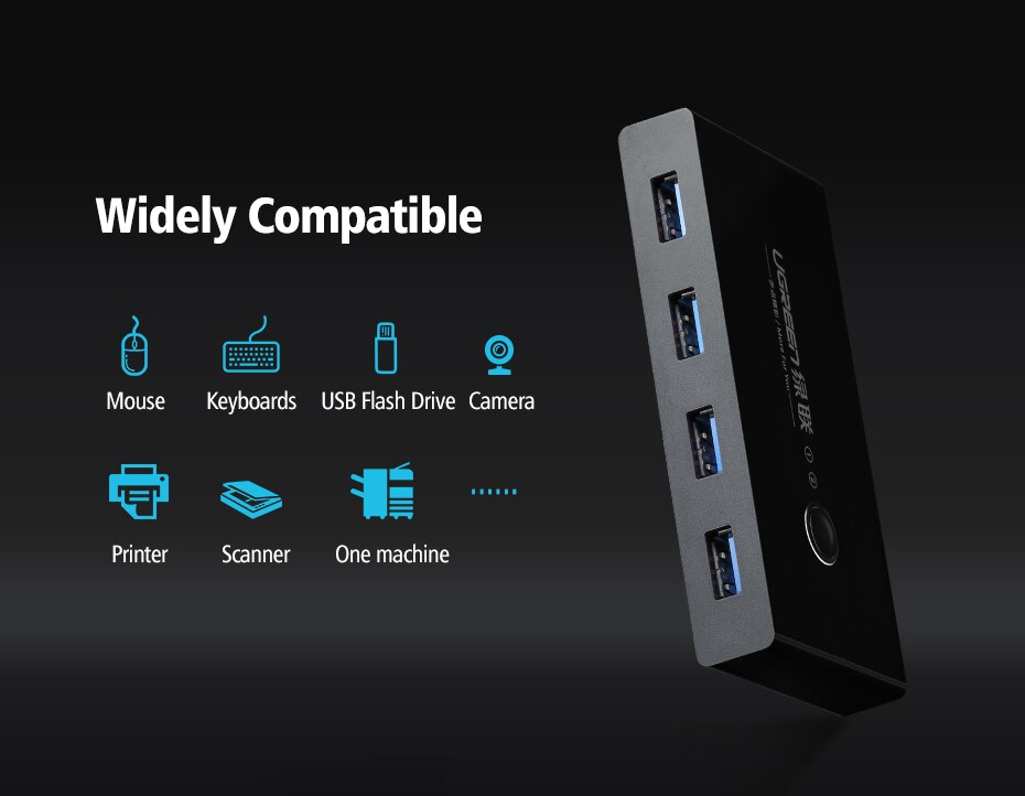 USB 3.0 2 Ports Switching Box