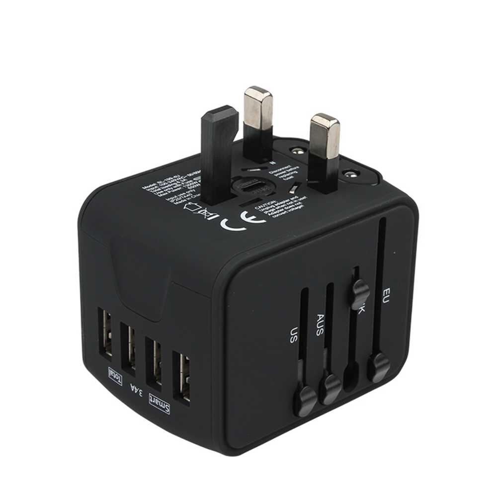 Travel Socket Adapter with USB Ports