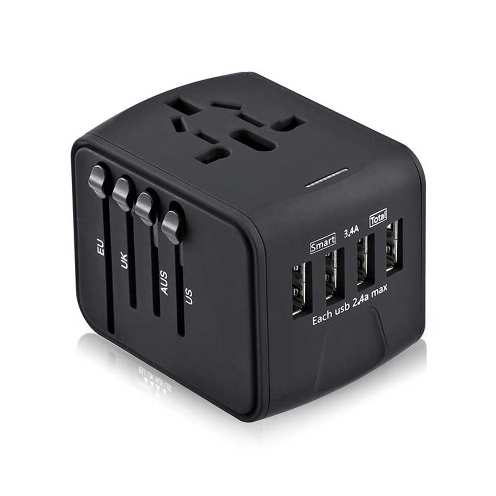 Travel Socket Adapter with USB Ports