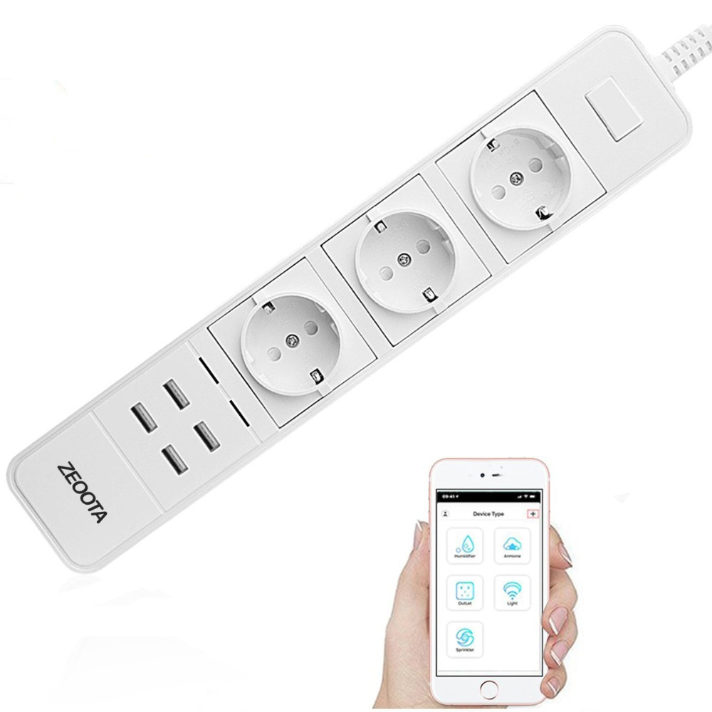 Smart EU WiFi Power Strip